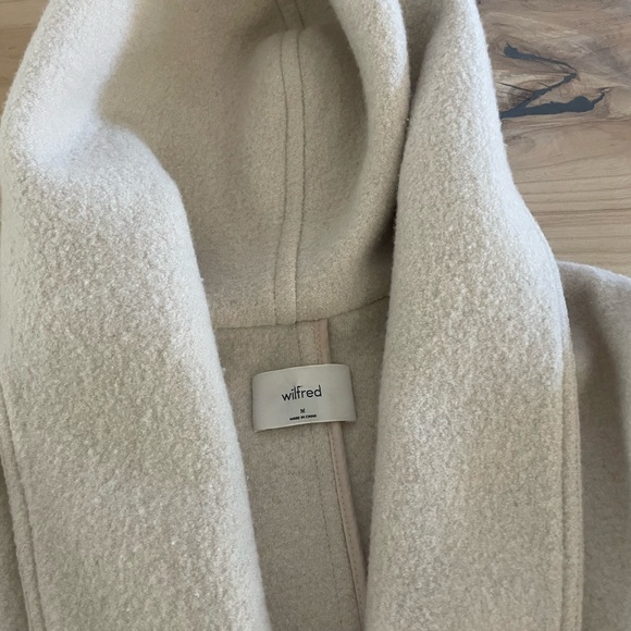 Wilfred - merino wool cream coat - Picture 5 of 6